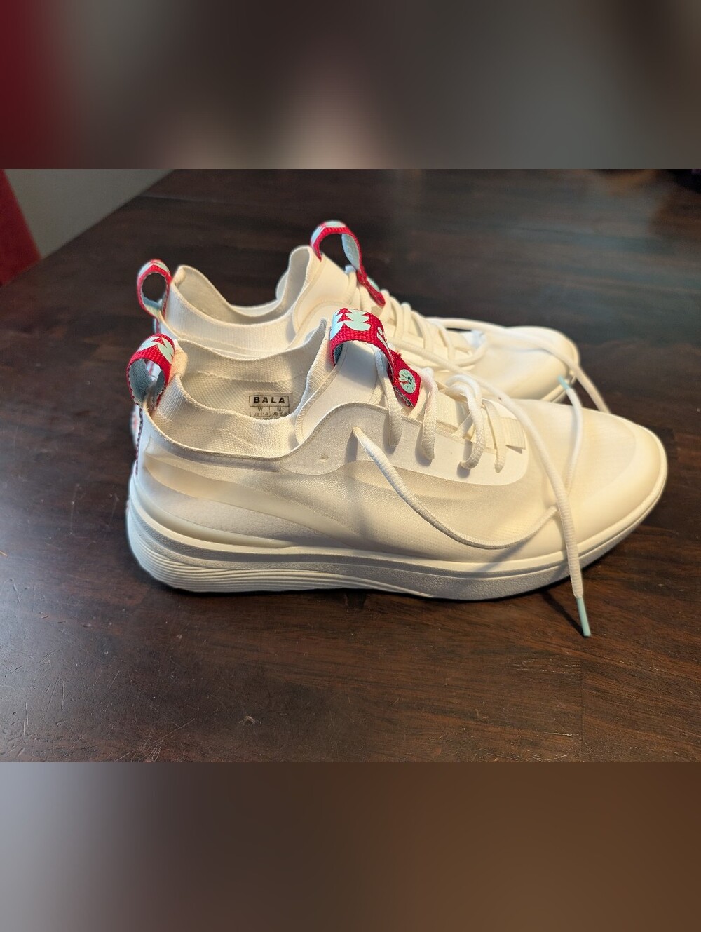 Bala Twelves Flow White Healthcare Sneakers, Women's 11/Men's 10, EUC - Picture 2 of 6